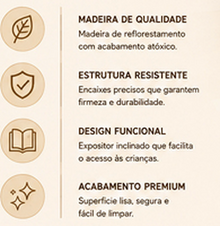 Biblioteca Infantil em Madeira
